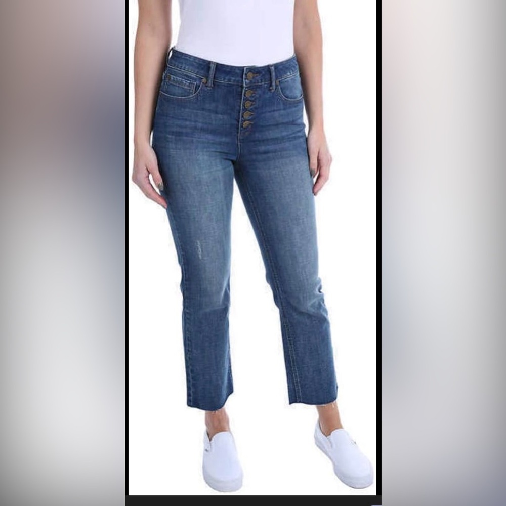 Kenneth Cole Women's Blue Boot Cut Jeans